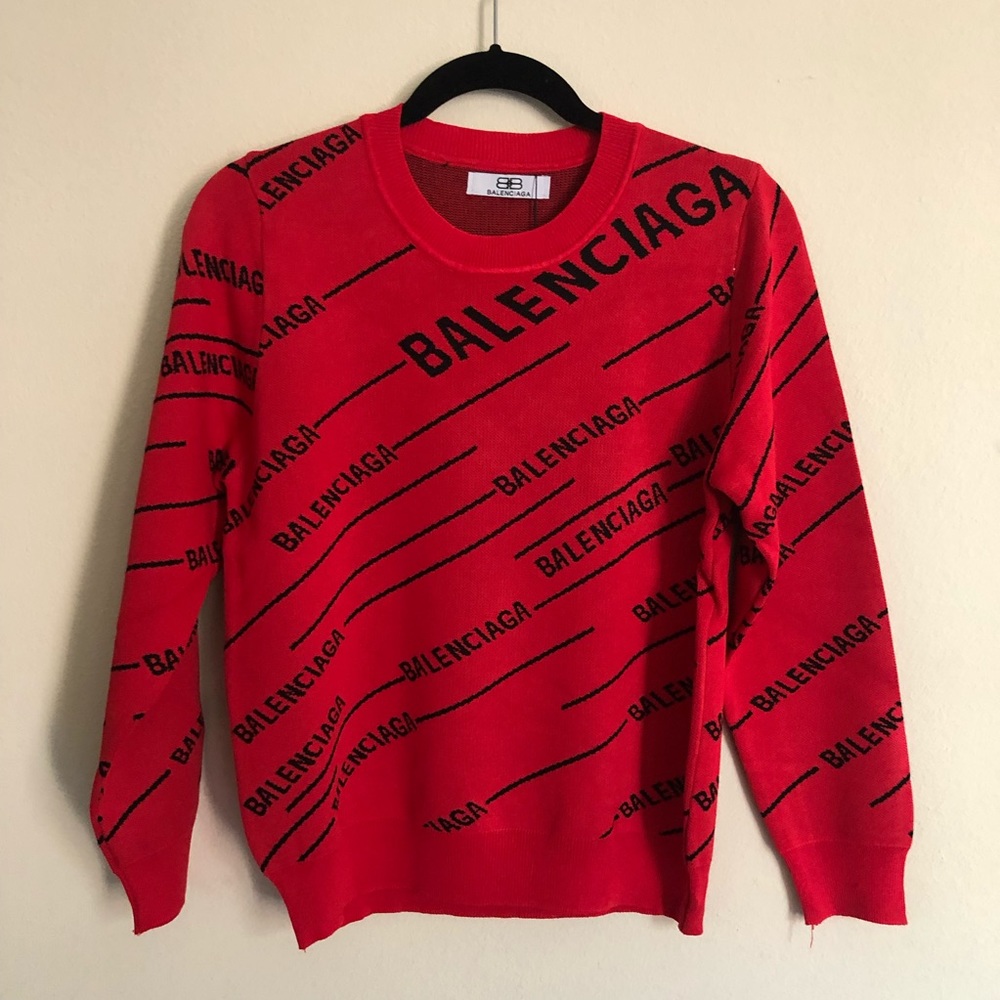 Red and Black Sweater